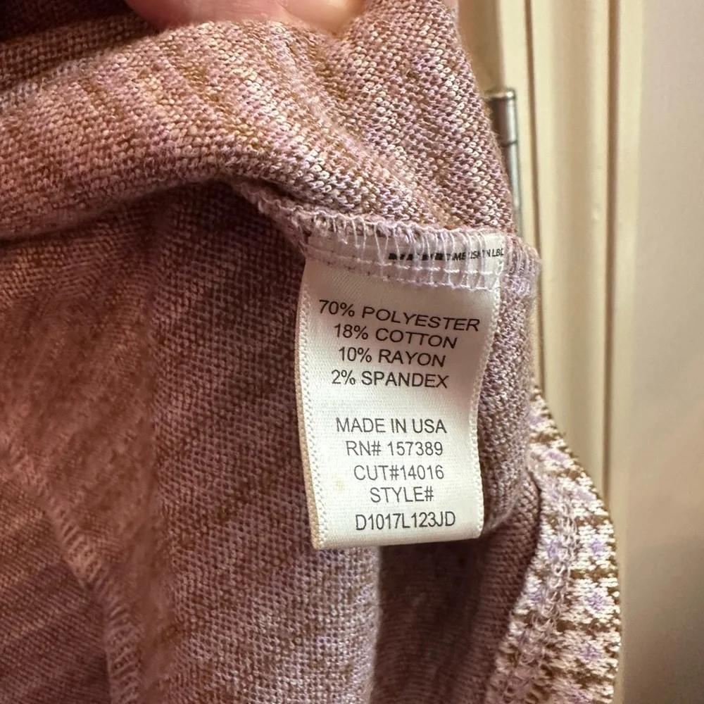 Altar'd State Checkered Blazer - Cream and purple. EUC
